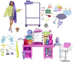 Barbie Extra: Zestaw z Toaletką i Lalką z Pieskiem