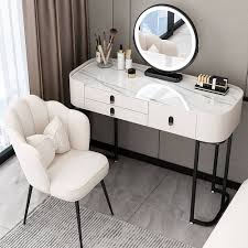 Elegancka Toaletka z Lustrem - Zestaw 3 Kolory