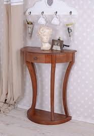 Klasyczna konsola Biedermeier, brązowa – Stoliki pomocnicze 80x63x30 cm