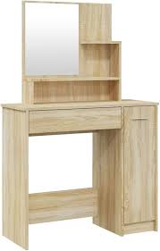 Toaletka z Lustrem Dąb Sonoma 86x35x135 cm