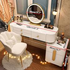 Elegancka Toaletka z Lustrem HD dla Kobiet